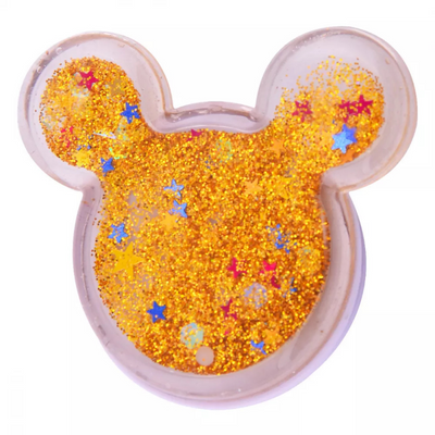 Держатель для телефона PopSockets Mickey Mouse с блестками Yellow 59214