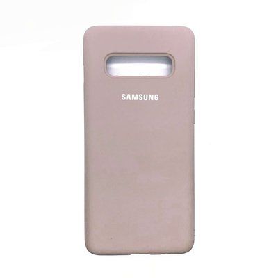 Чехол Silicone Cover для Samsung G973 Galaxy S10 Pink Sand 34289