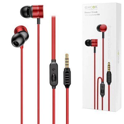 Навушники Baseus Encok H04 Red 39309