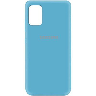 Чехол Silicone Cover A для Samsung Galaxy A31 Голубой / Light Blue 42992