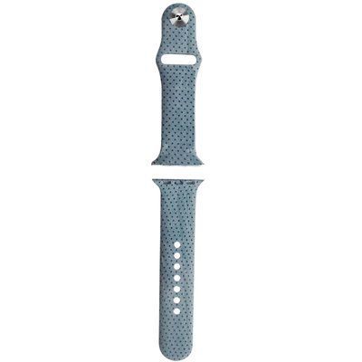 Ремешок Silicone для Apple Watch 38/40/SE 40/41 mm Серый / Точки