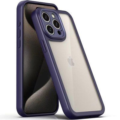 Чохол Colour 1.5mm для Iphone 15 Pro Max Прозорий / Purple 83245