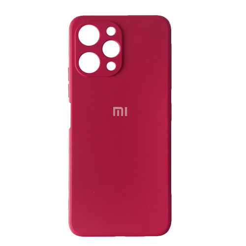 Чехол Silicone Case 360 с защитой камеры для Xiaomi Redmi 12 Hot Pink 81368