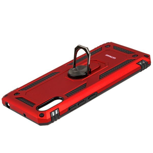 Протиударний чохол GetSerg Magnet Ring для Xiaomi Redmi 9A Червоний 48322