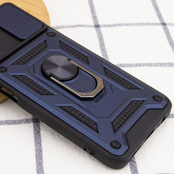 Протиударний чохол Camsh Serg Ring для Xiaomi Redmi 12C Синій 70036