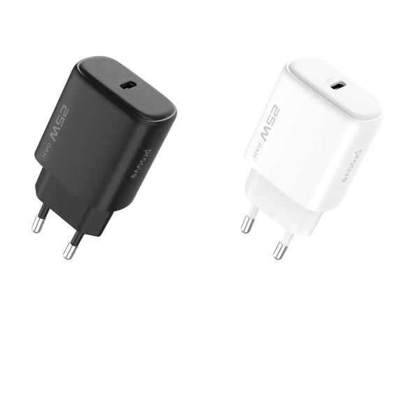 Мережевий зарядний пристрій Proove Silicone Power 2 25W Type-C Black 87122