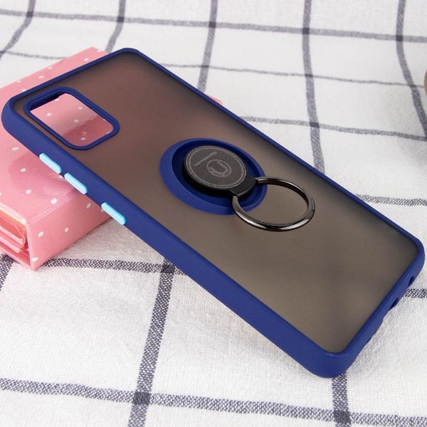 Чохол Din ColorEdgingRing для магнітного тримача для Samsung Galaxy A31 Синій 44189