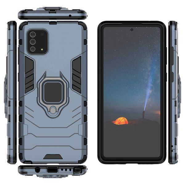 Протиударний чохол Transforme Ring для Samsung Galaxy A51 Сірий / Metal slate 39186