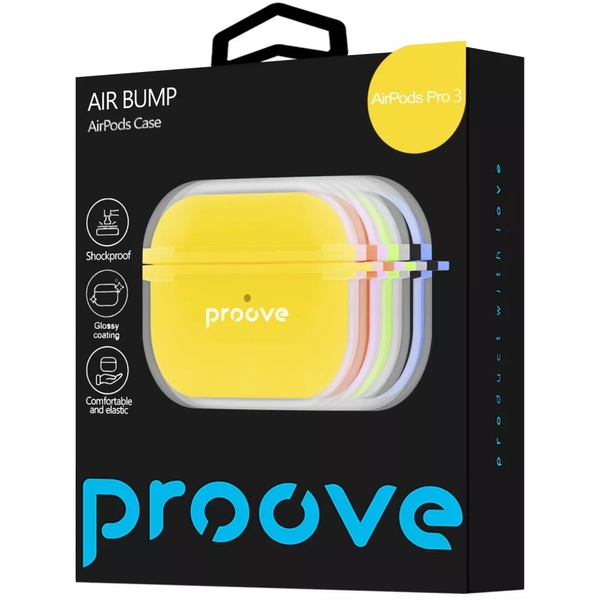 Чохол Proove Air Bump для Apple Airpods Pro 3 Yellow