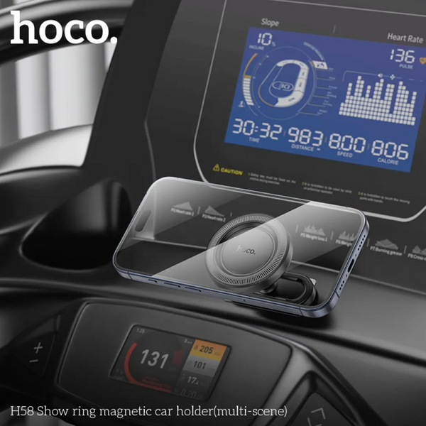 Автомобільний тримач Hoco H58 Black 86626