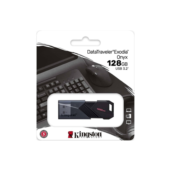 Флеш-пам'ять Kingston Exodia Onyx DT USB3.2 128Gb Black 86488