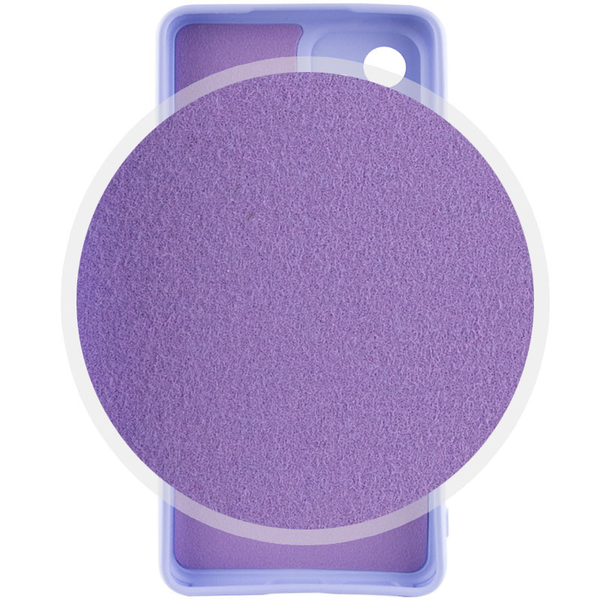 Чохол Silicone Lakshmi A Full Camera для Samsung Galaxy A31 Бузковий / Dasheen 66461