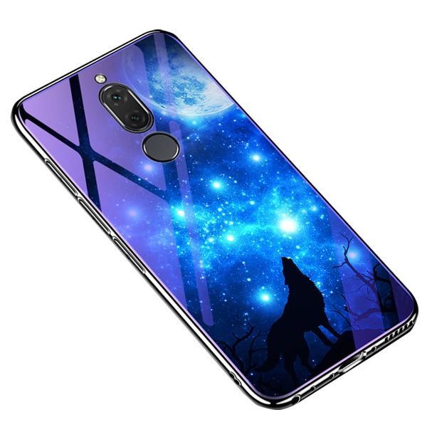 Чехол TPU+Glass Fantasy для Xiaomi Redmi 8 / 8A Лунная ночь 37907