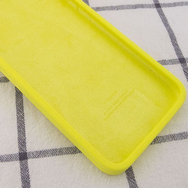 Чохол Silicone Case Square для Iphone 7 / 8 / SE 2020 Жовтий / Bright Yellow 57003