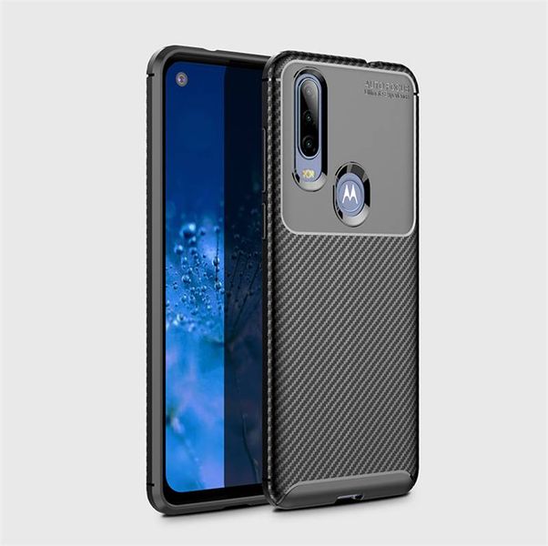 Чехол Kaisy Сarbon для Motorola P40 Power Black 56606