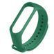 Ремінець Silicone для Xiaomi Mi Band 3/4 Зелений / Dark green 45961
