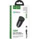 Автомобільний зарядний пристрій Hoco Z39 + Quick Charge 3.0 + USB Cable MicroUSB 2USB / 18W Black 57720 5