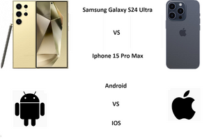 Який телефон краще? iPhone 15 Pro Max чи Samsung Galaxy S24 Ultra? фото