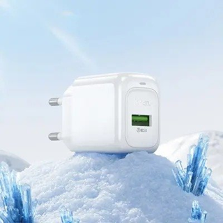 Мережевий зарядний пристрій HOCO CS52A QC3.0 1USB 18W+кабель USB to MicroUSB White 88440
