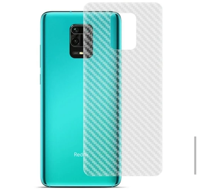 Захисна карбонова плівка на корпус для Xiaomi Redmi Note 9 / Redmi 10X Clear 88923