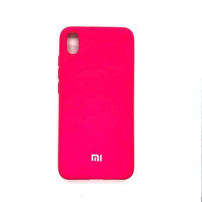 Чехол Silicone Cover для Xiaomi Redmi 7A Малиновый 34448