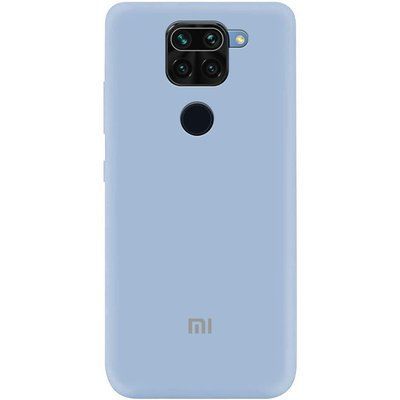 Чехол Silicone Cover A для Xiaomi Redmi Note 9 / Redmi 10X Голубой / Sky Blue 43240