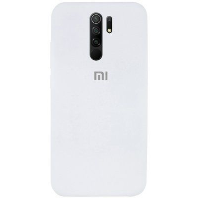 Чехол Silicone Cover для Xiaomi Redmi 9 Белый / White 53384