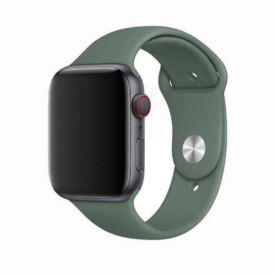 Ремінець Silicone для Apple Watch 38/40/SE 40/41 mm Pine Green 40028