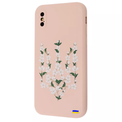 Чехол патриотический WAVE Ukraine для Iphone XS Max Flower trident 63399