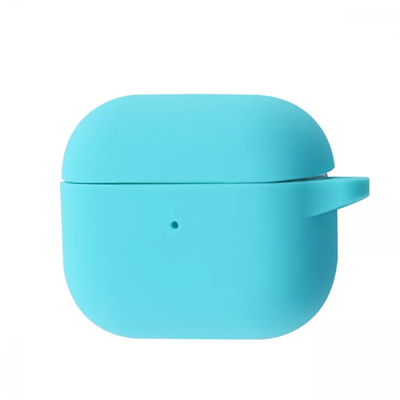 Чехол Silicone New с карабином для Apple Airpods 3 Turquoise 60821