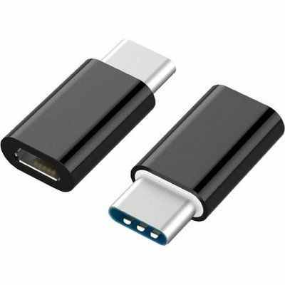 Адаптер Aspor MicroUSB to Type-C Black 47199