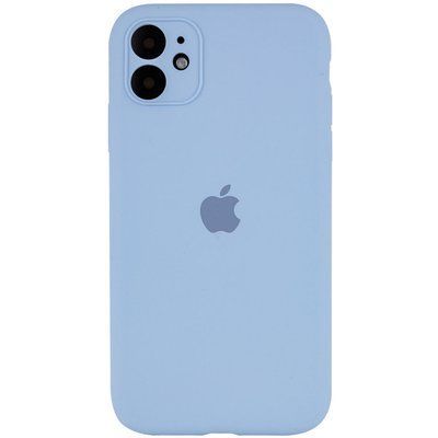 Чохол Silicone Case з захистом камери для Iphone 12 Блакитний / Lilac Blue 52989