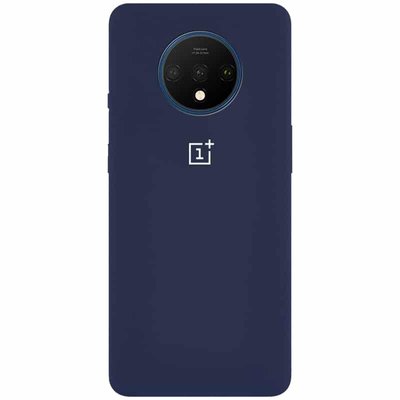 Чехол Silicone Cover для OnePlus 7T Синий / Dark Blue 38091