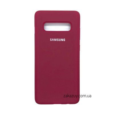 Чехол Silicone Cover для Samsung G973 Galaxy S10 Hot Pink 34290