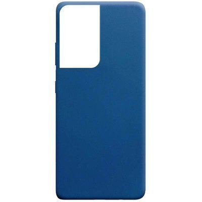 Чехол Matte для Samsung Galaxy S21 Ultra Синий 53910