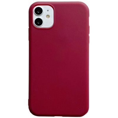 Чохол Matte для Iphone 11 Бордовий 47422