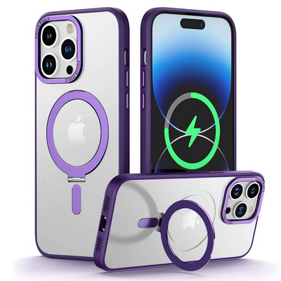Чехол Strong с MagSafe подставкой для Iphone 11 Pro Max Violet 68721