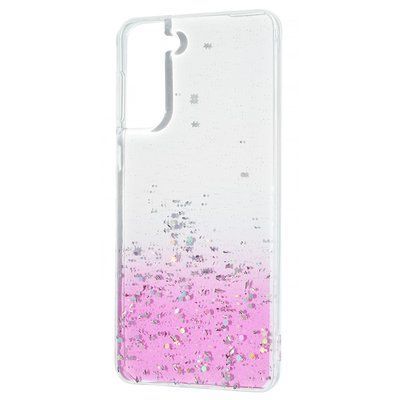 Чохол WAVE Confetti Case для Samsung Galaxy S21 Plus White / pink 54479