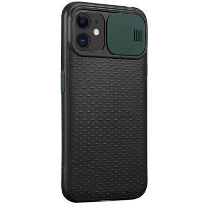 Чехол Camsh Black для Iphone 11 Черный / Темно-зеленый 59231