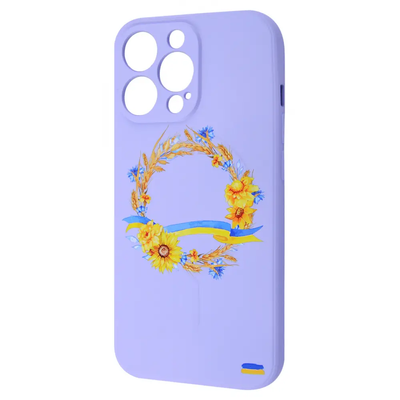Чехол патриотический WAVE Ukraine Edition MagSafe для iPhone 13 Pro Wreath Ukraine 63245