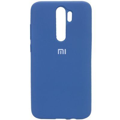 Чехол Silicone Cover для Xiaomi Redmi Note 8 Pro Синий / Dark Blue 40551
