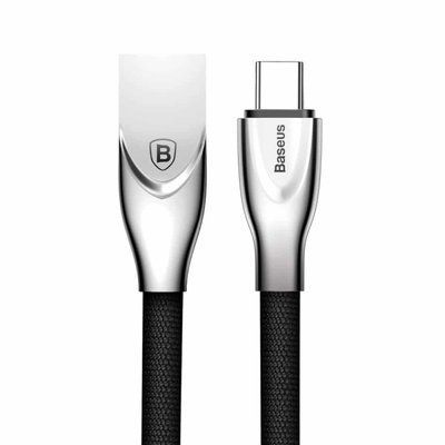 Кабель Baseus Zinc Alloy USB to Type-C 2A 1м Black 38163