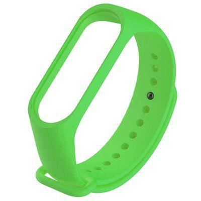 Ремешок Silicone для Xiaomi Mi Band 3/4 Зеленый / Green 45962