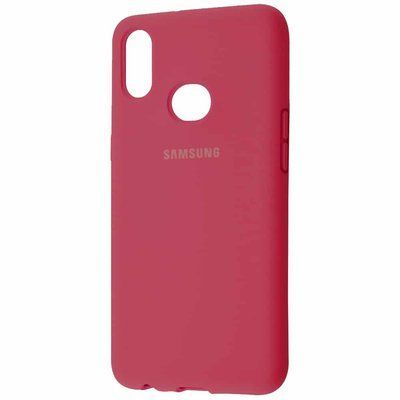 Чохол Silicone Cover для Samsung Galaxy A10s 2019 A107 Рожевий / Hot Pink 39136