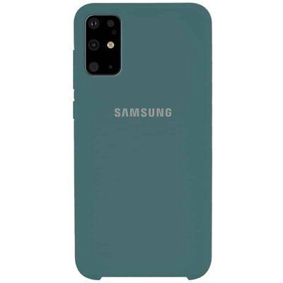 Чехол Silicone Case для Samsung Galaxy S20 Plus Зеленый / Pine green 40160