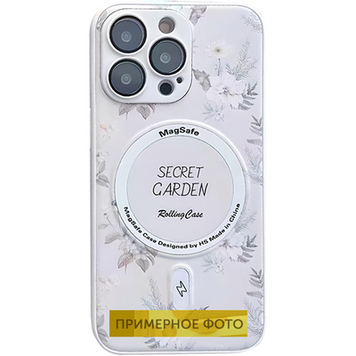 Чехол Secret Garden MagSafe для Iphone 12 Белый / White 68571