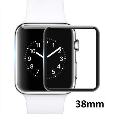 Защитное стекло Full Cover для Apple Watch 38 mm Black 34659
