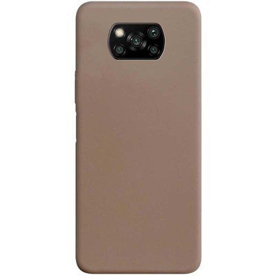 Чехол Matte для Xiaomi Poco X3 NFC / Poco X3 Коричневый 47943