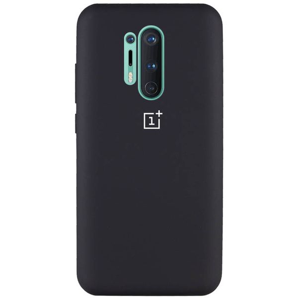 Чехол Silicone Cover для OnePlus 8 Pro Черный / Black 42278