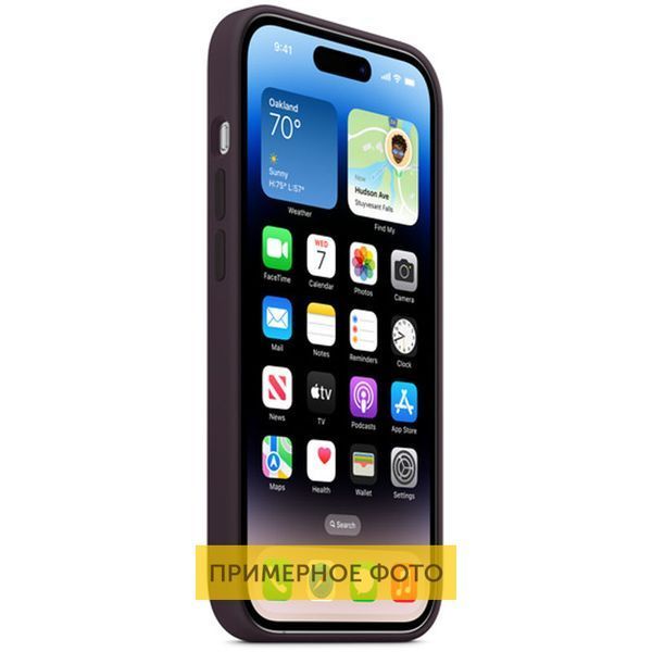 Чохол Silicone Case для Iphone 16 Pro Фіолетовий / Elderberry